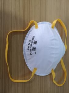 Mascarilla facial KN95 para hombre y mujer, máscara antipolvo gris FFP2 con tejido de carbón activo, 20 unidades - Product Image 3