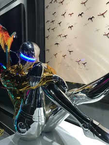 Décoration de barre virale de robot Cyberpunk de lueur de tête et de poitrine pour des occasions de photo - Product Image 2