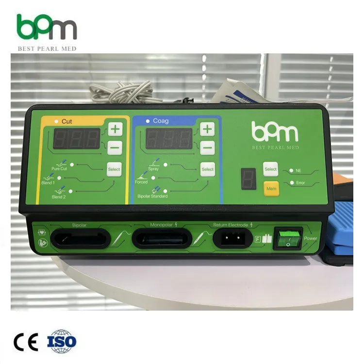 BPM-ES106 Hoge Frequentie Cauterisatie Chirurgische Machine Diathermie Machine Elektrochirurgische Eenheid Monopolaire Bipolaire