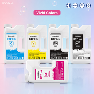 Encre DTF Couleurs Vives CMYK Blanc 1000ml à Base d'Eau Transfert Direct sur Film Impression Numérique A3 A4 Vente en Gros - Product Image 1