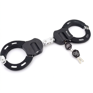 Candado Antirrobo Tipo Esposa de Acero Endurecido con Revestimiento de Silicona para Motocicletas, Bicicletas y Patinetes Eléctricos de Uso Rudo - Product Image 5