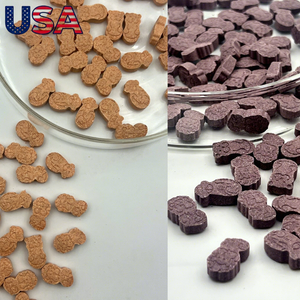 Comprimé<span class=keywords><strong>s</strong></span> à croquer multivitaminé<span class=keywords><strong>s</strong></span> certifié<span class=keywords><strong>s</strong></span> biologiques pour adultes et enfants, en forme d'animaux, pour la croissance et le soutien immunitaire, marque privée - Product Image 2