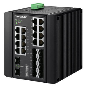 Trois-commutateur industriel de gestion de réseau d'anneau de couche TL-IS500-16G10F <span class=keywords><strong>16</strong></span> ports RJ45 adaptatifs 10 ports-40 ℃ ~ 65 ℃ de <span class=keywords><strong>gigabit</strong></span> SFP - Product Image 1