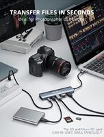 Hub USB C Dockteck avec HDMI 4K, Ethernet 1 Gbps, alimentation 100 W, 7 ports en 1 pour MacBook/iPad Pro/XPS