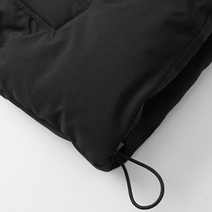 Áo phao không tay có mũ trùm đầu màu trắng ấm áp, chống gió mùa đông, size M-8XL Plus dành cho nam - Product Image 3