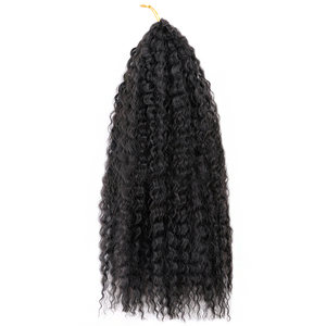 Bán Buôn 20Inch 90G New Marley Tổng Hợp Crochet Tóc Afro Yaki Kinky Xoăn Fluffy Ombre Brazil Bện Duy Nhất Sợi Ngang - Product Image 5