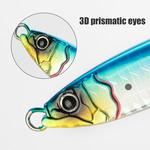 60g 80g <span class=keywords><strong>Coso</strong></span> Jig señuelo de pesca señuelo de Pesca de <span class=keywords><strong>Mar</strong></span> paso lento Jigging Metal Jig cebo duro Artificial - Product Image 4