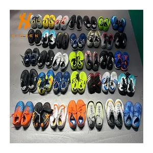 Sapatos de futebol masculinos usados originais, botas fardadas, calçados internacionais para futebol, calçados usados para empresas