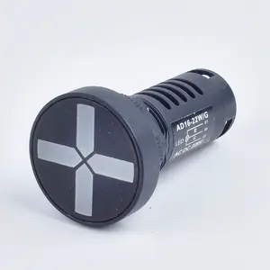 Mini lámpara pequeña de 12mm, 19mm, 22mm, AD22-22DRY, señal piloto, indicador de luz, 12V, 22V