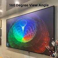 Écran de projection Fresnel à ultra courte focale, largeur 223 cm, format 1:1, HD 4K 8K 3D, montage mural, sans cadre