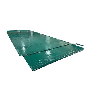 Bâche verte anti-UV et haute résistance à la déchirure pour tente <span class=keywords><strong>de</strong></span> pâturage ronde pour chevaux, avec paroi arrière, pour l'alimentation et le repos des chevaux - Product Image 5