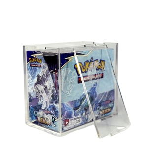Caja Acrílica Transparente Personalizada al por Mayor con Protección UV Alta y Tapa Magnética Resistente para Almacenamiento de Tarjetas - Product Image 3