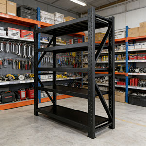 Preisgünstiges Verstellbares Metallregal ohne Schrauben und Lagerregale für Lagerhallen Mittelschweres Metallregal - Product Image 1