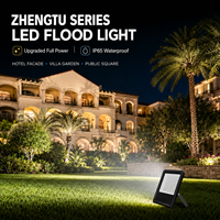 Reflector LED de Alta Potencia, Diseño Exclusivo, IP65 Impermeable, Protección Contra Sobretensiones de 4000V, Vidrio Texturizado Antideslumbrante, 30W-600W