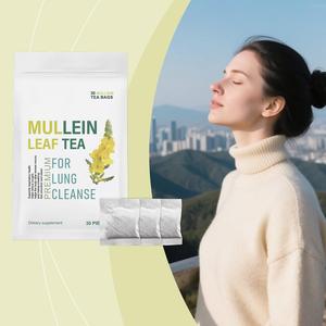 Thé en vrac de feuilles de molène pour la santé, le soulagement de la gorge et un meilleur sommeil, sachets d'herbes, 100% naturel et végétalien - Product Image 3