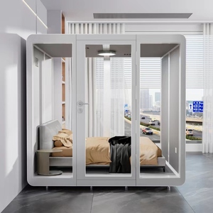 Cápsula de sueño moderna de alta calidad para dormir insonorizada Uso versátil en edificios de oficinas Aeropuerto o hogar - Product Image 1