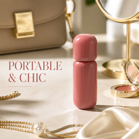 Mini tube de gloss à lèvres en forme de pilule - Hydratant, haute pigmentation, pailleté et végétalien