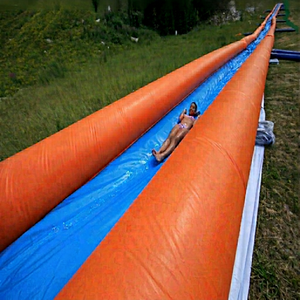 Tobogán Acuático Inflable de PVC para Exteriores, 305 Metros, Uso Comercial, CS-001, Garantía de 3 Años - Product Image 1