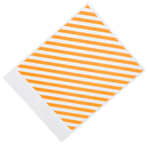 Bracelet en papier décoratif avec motif imprimé à rayures diagonales rouges - Product Image 2