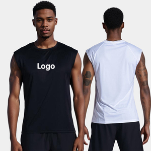 Custom Wholesale Sleeveless Shirt Bodybuilding Exercise Breathable Mesh Hole Running <b>Men</b> Workout Running <b>Singlets</b> - Product Image 3