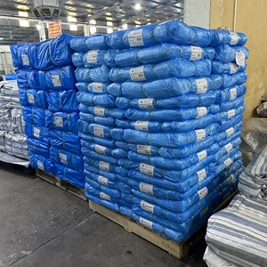 Bâche en PE bleue imperméable, TRÈS RÉSISTANTE Haute durabilité, Protection haute capacité, Personnalisation de la taille et de la couleur disponible - Product Image 2