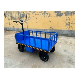 Chariot à plateau mobile à quatre roues, direction flexible, capacité de charge lourde, plaque en acier épaisse antidérapante, utilisation domestique, restaurants - Product Image 4