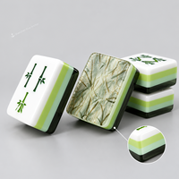 Juego de Mahjong Americano Mini de Edición Limitada para Halloween, Fichas de Acrílico Sólido con Bloques de Color, Venta al por Mayor, Regalo Promocional para Días Festivos