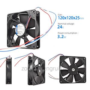 พัดลมระบายความร้อนแบบแกน ebmpapst รุ่น 4414F/2M ขนาด 12025 12 ซม. 120*120*25 มม. 24V DC 3.2W 1.13A 2400RPM 140 ลบ.ม./ชม.  แบบลูกปืน สำหรับตู้ - Product Image 2