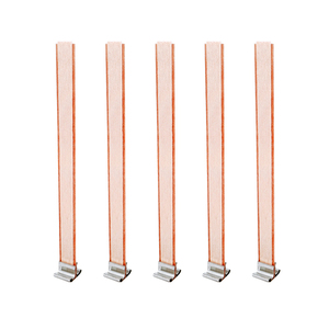 Support métallique personnalisé avec logo privé pour bougies, en bois de cerisier naturel, sans fumée, avec son crépitant et base à clip, pour la fabrication de bougies. - Product Image 3