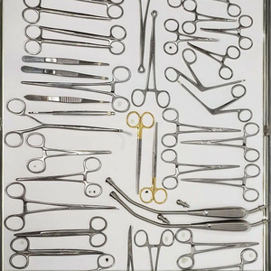 Ensemble d'instruments chirurgicaux en acier inoxydable pour kit de chirurgie mineure, couleur argent, taille personnalisée, réutilisable, certifié CE - Product Image 2