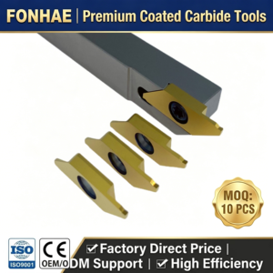 Plaquette de tournage indexable en carbure monobloc pour tour CNC <span class=keywords><strong>MACR</strong></span> 3 070 N, pour coupe extérieure avec revêtement OEM FONHAE - Product Image 3
