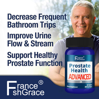 Complément de soutien à la prostate et à l'urination pour hommes, à base de palmier nain, avec logo personnalisé, en capsules