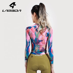 LAMEDA recluta agenti Lameda globali 2025 estate nuovi arrivi senza sudore protezione solare <span class=keywords><strong>maglia</strong></span> da <span class=keywords><strong>ciclismo</strong></span> colorata - Product Image 4