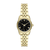 Montre en or de haute qualité à marque privée pour femmes Cadran rouge Mouvement japonais Miyota 3ATM Montre à quartz en acier inoxydable pour femmes