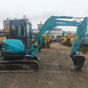 Mini-excavatrice d'occasion Kobelco SK55SR, d'origine japonaise, SK 55 SR, 5 tonnes, 5T, 5,5 tonnes, 5,5T, mini-pelle sur chenilles, excavatrice - Product Image 6