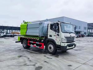 รถดูดสิ่งปฏิกูลแรงดันสูง FOTON 4X2 ขนาด 12 ลูกบาศก์เมตร, ระยะฐานล้อ 3950 มม., เครื่องยนต์ Yuchai 180 แรงม้า, รถดูดทำความสะอาดสิ่งปฏิกูลแบบสุญญากาศสั่งทำพิเศษสำหรับโรงงานส่งออก - Product Image 4