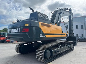 Excavadora de cadenas Hyundai HX480AL usada, original de Corea, 48 toneladas, excavadora hidráulica grande Hyundai HX480AL de segunda mano para trabajos de minería. - Product Image 6