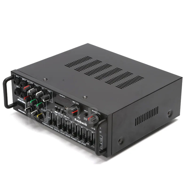 110V 220V 12V Blueteeth High-power 300W*2 Home Theatre Amplifier Karaoke OK Car Sound Equipment/Amplifiers/Speakers