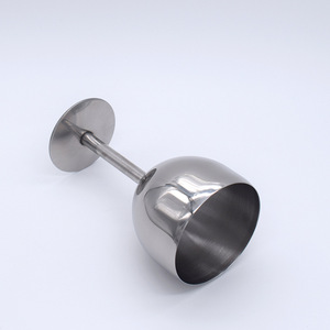 260ML di metallo infrangibile in acciaio inossidabile bicchieri di vino calice - Product Image 3