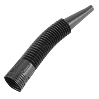 Embudo Flexible de PVC para Gasolina y Aceite de Motocicletas y Camiones, Color Negro, de Garage