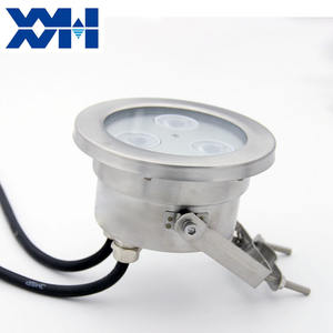 Lumière LED sous-marine flottante pour piscine, paysage extérieur, IP68, étanche, acier inoxydable, 24V, 12V, 3000K, RGB, RGBW, DMX512 - Product Image 2