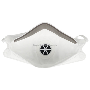 Masques faciaux jetables à valve <span class=keywords><strong>FFP2</strong></span> 5 plis, certifiés CE, écologiques, <span class=keywords><strong>avec</strong></span> bandeau blanc en forme de tête de poisson - Product Image 5