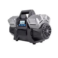 Compresseur d'air pour pneus de voiture 12V en métal, gonflage rapide, robuste, quatre cylindres, arrêt automatique, 150 PSI pour SUV MPV. Camion.
