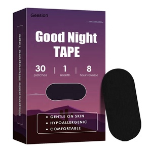 Nouveau design Bandes de sommeil anti-<span class=keywords><strong>ronflement</strong></span> pour respiration nasale Bandes Bande buccale noire pour <span class=keywords><strong>dormir</strong></span> - Product Image 6