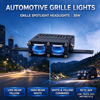 Projecteur auxiliaire à matrice LED pour calandre, phares LED, feux de jour, feux de conduite à montage sur calandre