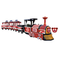Top Qualité Center Commercial Électrique D'équipement Touristique Enfants Jeux Sans Rail Batterie Train Manèges