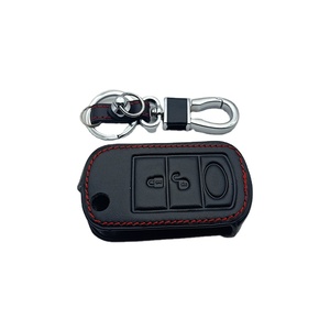 Vỏ Bọc Chìa Khóa Xe Hơi Bằng Da Cho <span class=keywords><strong>LAND</strong></span> <span class=keywords><strong>ROVER</strong></span> Range <span class=keywords><strong>Rover</strong></span> Sport LR3 Discovery Folding <span class=keywords><strong>Flip</strong></span> Vỏ Chìa Khóa Từ Xa Fob 3 Nút Bảo Vệ - Product Image 1