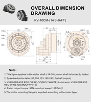 Réducteurs de vitesse à moulinet cycloïdal de haute précision Excellentes performances OEM ODM CNC Bride d'arbre creux pour ferme et robots