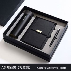 High-End Custom A5 Notebook Hardcover Journal Set Loose-<b>Leaf</b> Binding Corporate Gift for Business Exhibitions and Souvenirs - Product Image 5