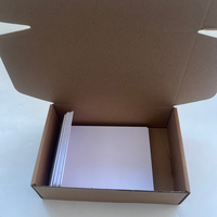 Support de menu de table NFC étanche en PVC avec puce NTAG215 13,56 MHz pour cartes de membre et utilisation hôtelière avec lecture de code QR